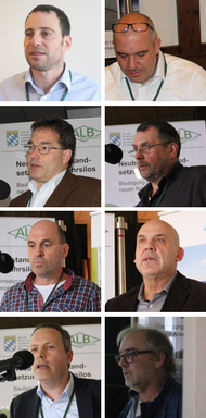 von oben: Dr. M. Müller, J. Weber, Dr. H.J. Nußbaum, K. Hoffmann, H. Bittel, A. Riedel, T. Behle, J. Schaupp / © M. Müller, ALB Bayern e.V. von oben: Dr. M. Müller, J. Weber, Dr. H.J. Nußbaum, K. Hoffmann, H. Bittel, A. Riedel, T. Behle, J. Schaupp