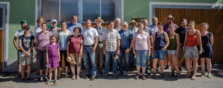 Teilnehmergruppe 2. Tag, Raum Ansbach - Dinkelsbühl / © Philipp Wagner - ALB Bayern e.V. Teilnehmergruppe 2. Tag, Raum Ansbach - Dinkelsbühl