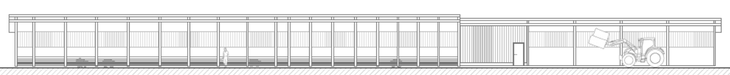 Ansicht von Süd-Osten Ferkelaufzucht Ansicht von Süd-Osten Ferkelaufzucht